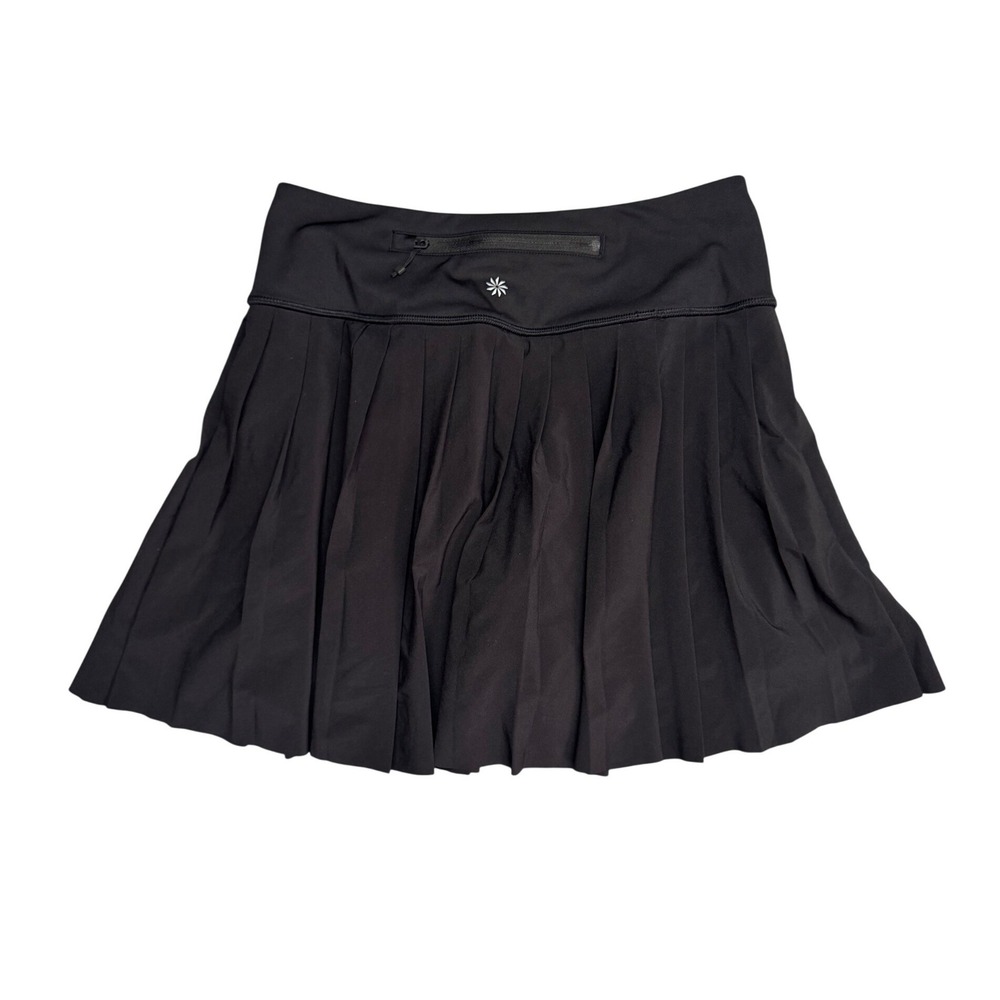 Athleta Elevate Skort Black Pleated Tennis Golf Running Skirt XS - Picture 3 of 6